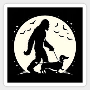 Bigfoot's Moonlit Walk Magnet
